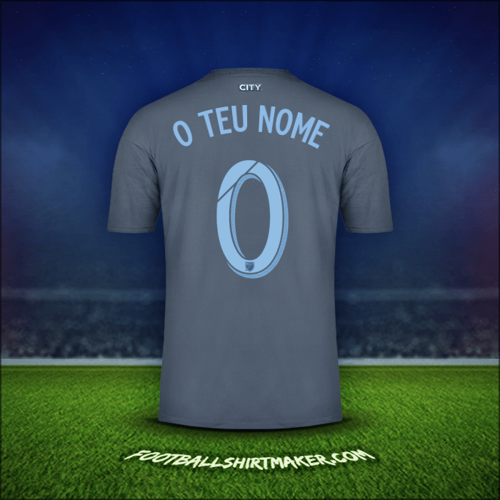 Camisola New York City FC 2018/19 Alternativa -  o teu nome - 0