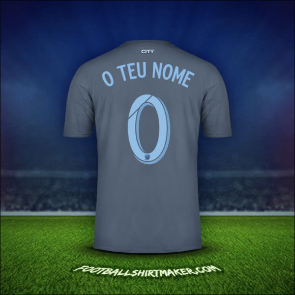 Camisola New York City FC 2018/19 Alternativa -  o teu nome - 0