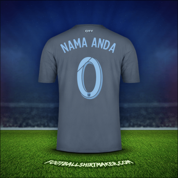 Jersey New York City FC 2018/19 Alternatif -  nama anda - 0