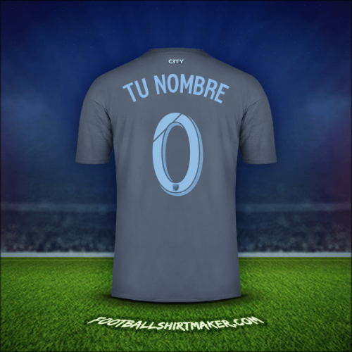 Camiseta New York City FC 2018/19 Visita -  tu nombre - 0