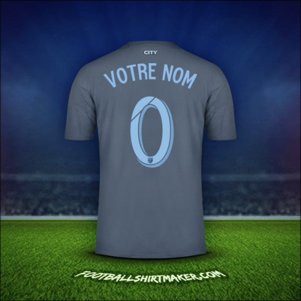 Maillot New York City FC 2018/19 Extérieur -  votre nom - 0