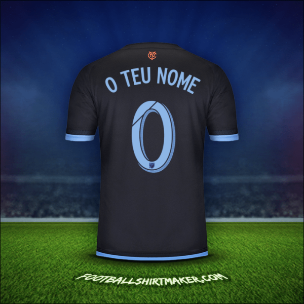 Camisola New York City FC 2015 Alternativa -  o teu nome - 0