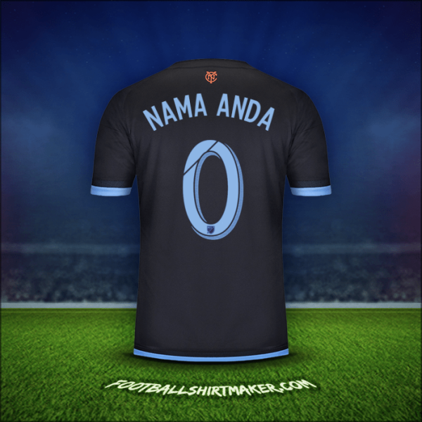 Jersey New York City FC 2015 Alternatif -  nama anda - 0