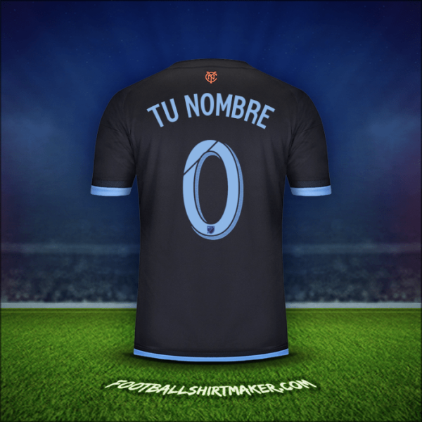 Jersey New York City FC 2015 Visita -  tu nombre - 0