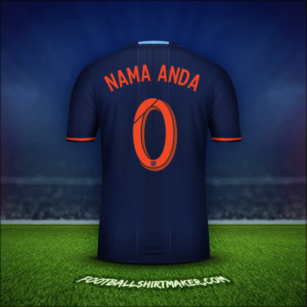 Jersey New York City FC 2016/17 Alternatif -  nama anda - 0