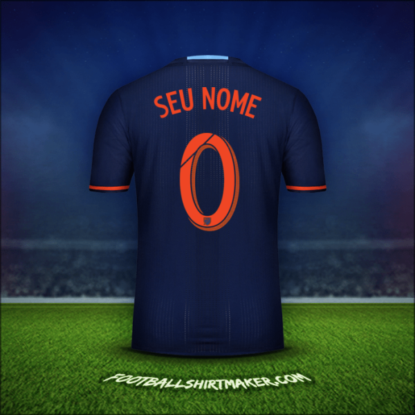 Camisa New York City FC 2016/17 Alternativa -  seu nome - 0