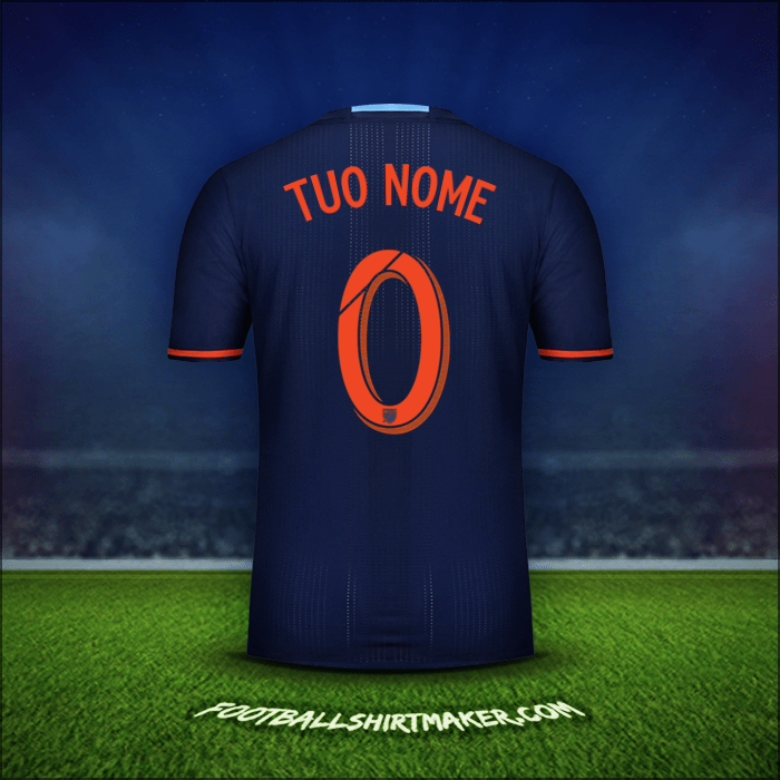 Maglia New York City FC 2016/17 Seconda -  tuo nome - 0