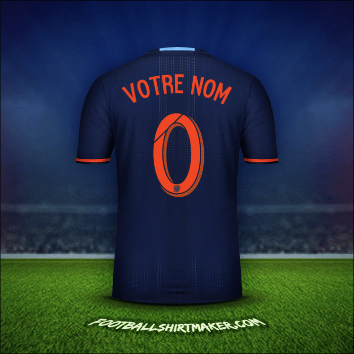 Maillot New York City FC 2016/17 Extérieur -  votre nom - 0