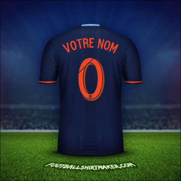Maillot New York City FC 2016/17 Extérieur -  votre nom - 0