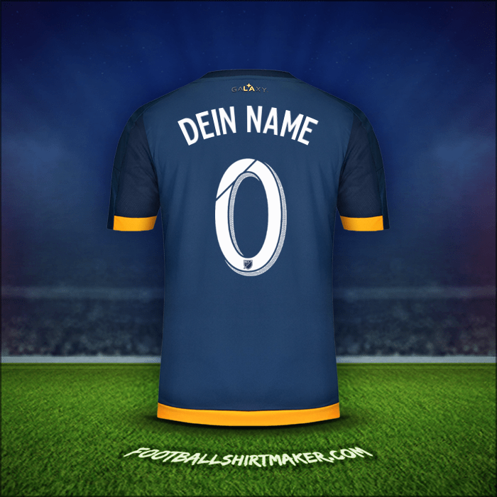 Trikot LA Galaxy 2015/2016 Auswärts -  dein name - 0