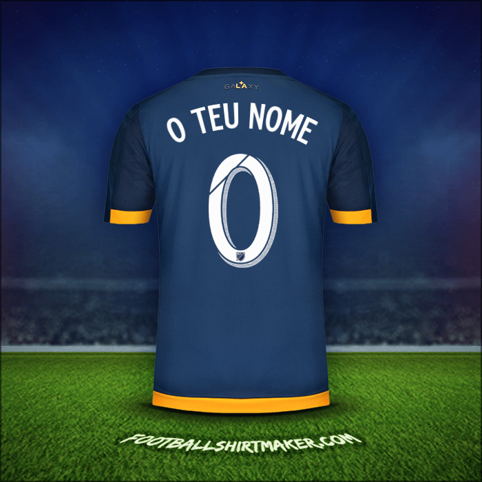 Camisola LA Galaxy 2015/2016 Alternativa -  o teu nome - 0