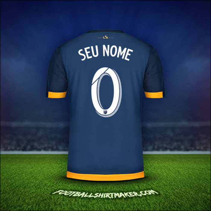 Camisa LA Galaxy 2015/2016 Alternativa -  seu nome - 0