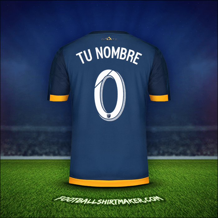 Camiseta LA Galaxy 2015/2016 Visita -  tu nombre - 0