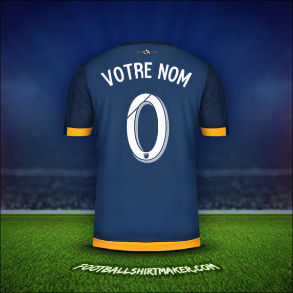 Maillot LA Galaxy 2015/2016 Extérieur -  votre nom - 0