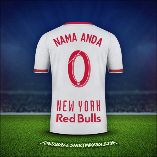 Jersey New York Red Bulls 2019 Alternatif -  nama anda - 0
