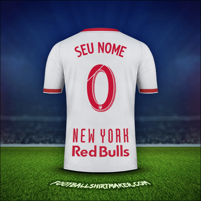 Camisa New York Red Bulls 2019 Alternativa -  seu nome - 0
