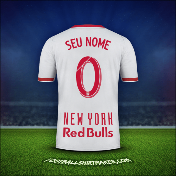 Camisa New York Red Bulls 2019 Alternativa -  seu nome - 0