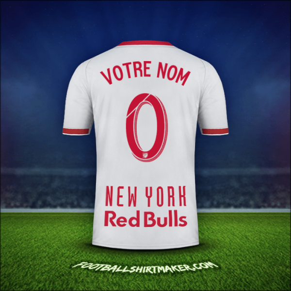 Maillot New York Red Bulls 2019 Extérieur -  votre nom - 0