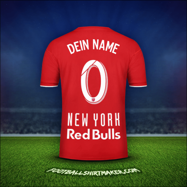 Trikot New York Red Bulls 2019 -  dein name - 0
