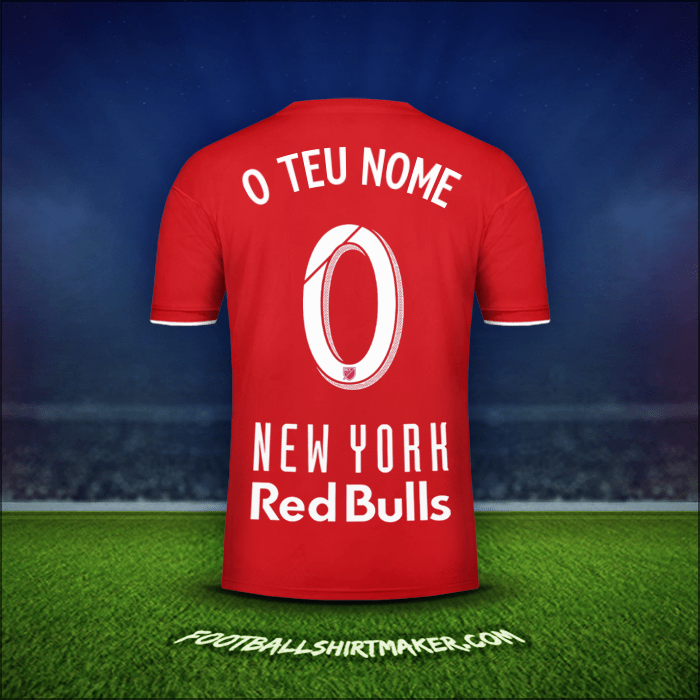 Camisola New York Red Bulls 2019 -  o teu nome - 0