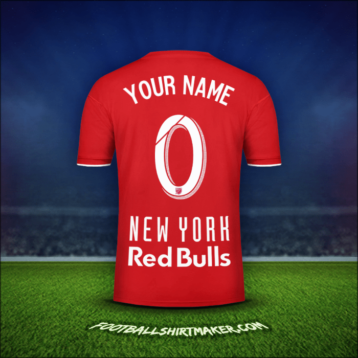 Jersey New York Red Bulls 2019 -  your name - 0