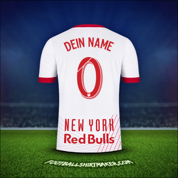 Trikot New York Red Bulls 2017/18 -  dein name - 0