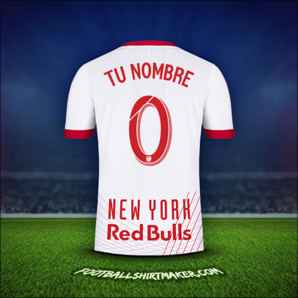 Jersey New York Red Bulls 2017/18 -  tu nombre - 0