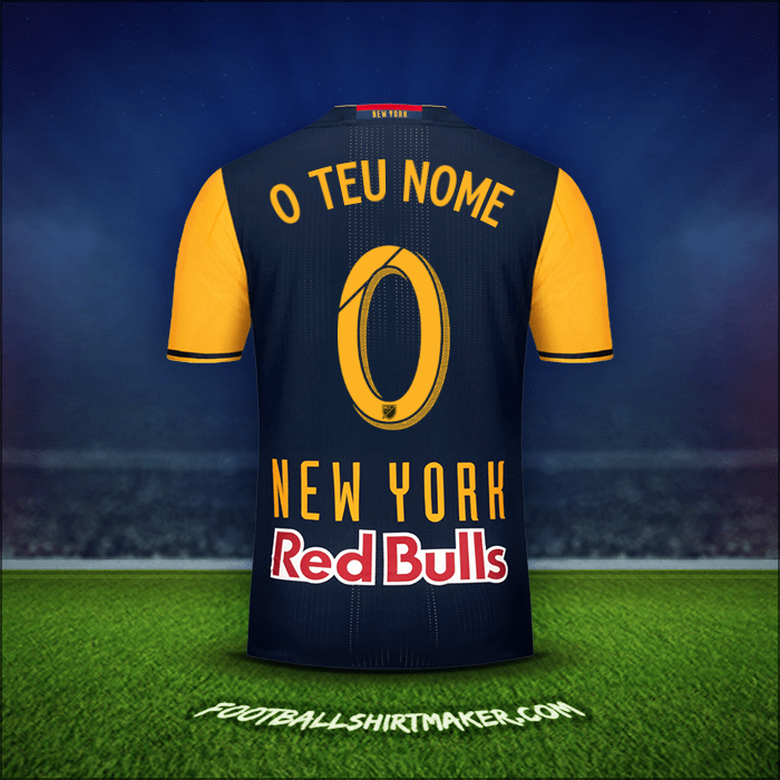 Camisola New York Red Bulls 2016/17 Alternativa -  o teu nome - 0