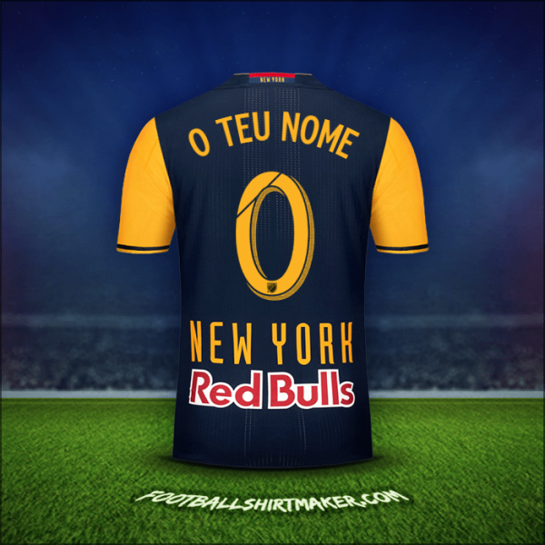 Camisola New York Red Bulls 2016/17 Alternativa -  o teu nome - 0