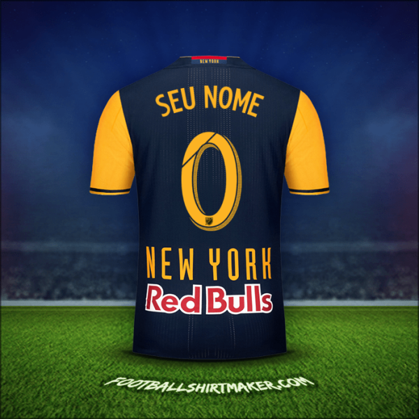 Camisa New York Red Bulls 2016/17 Alternativa -  seu nome - 0