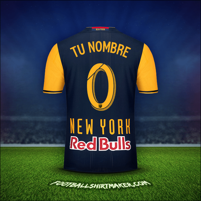 Jersey New York Red Bulls 2016/17 Visita -  tu nombre - 0