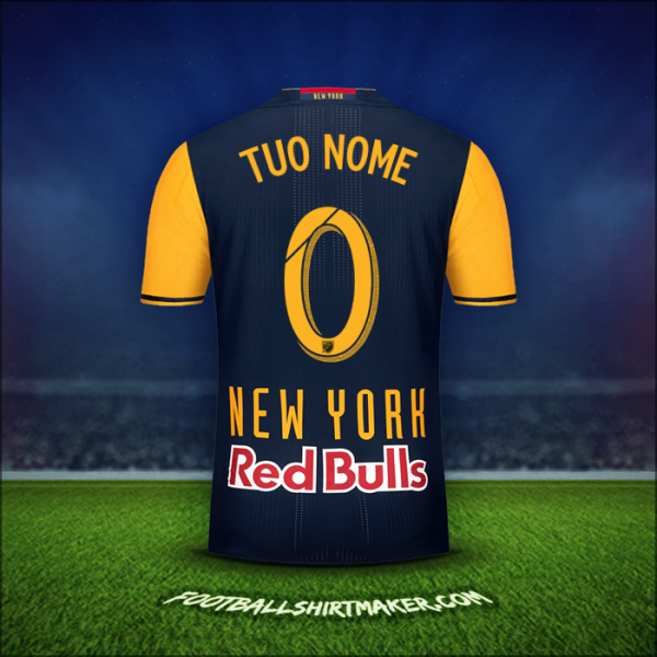 Maglia New York Red Bulls 2016/17 Seconda -  tuo nome - 0