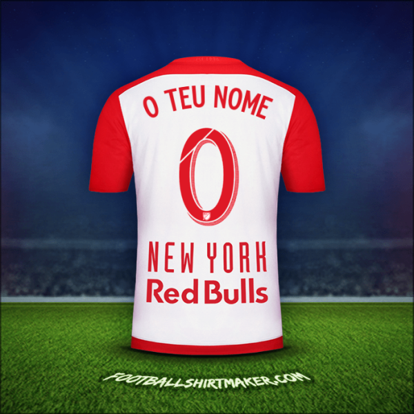 Camisola New York Red Bulls 2015/16 -  o teu nome - 0