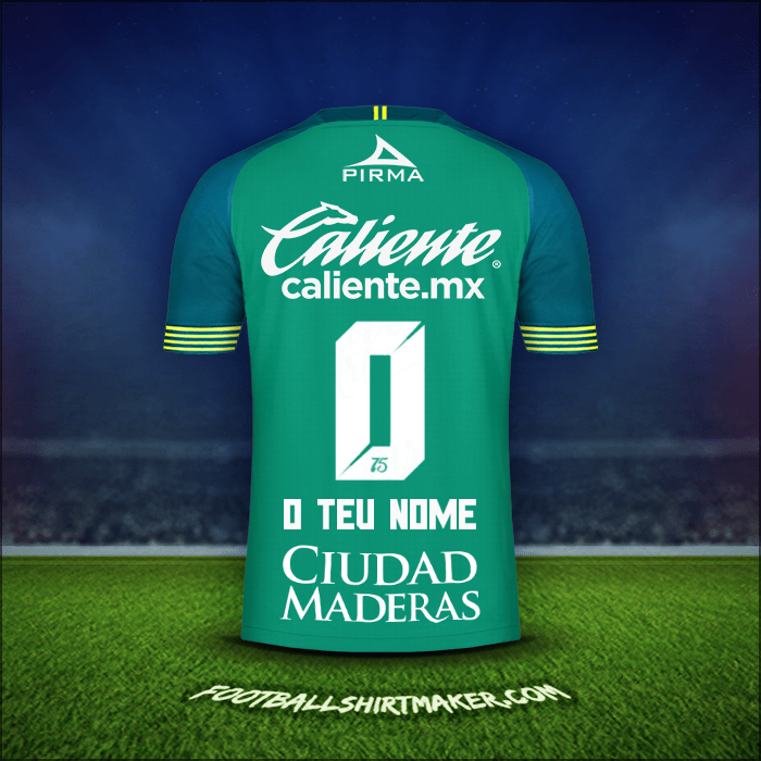 Camisola Club León 2019/20 -  o teu nome - 0