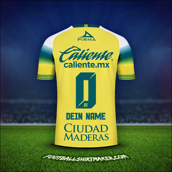Trikot Club León 2019/20 Auswärts -  dein name - 0