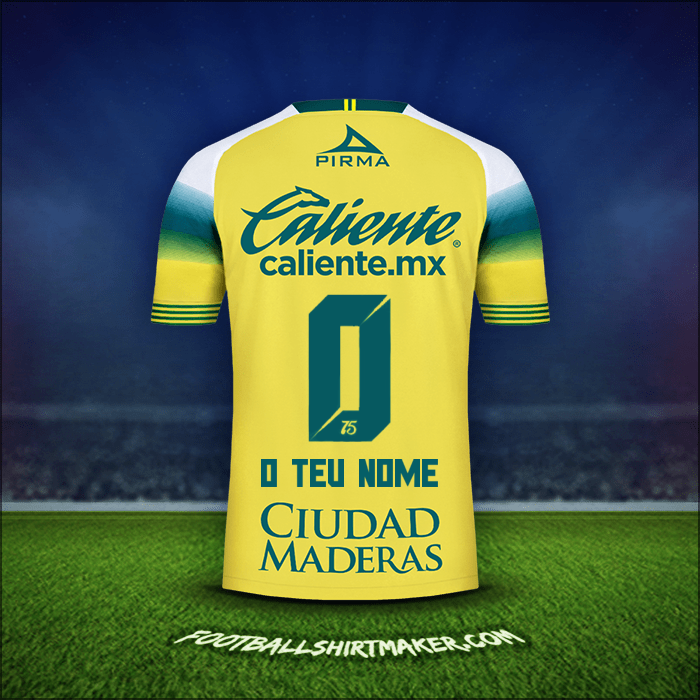 Camisola Club León 2019/20 Alternativa -  o teu nome - 0