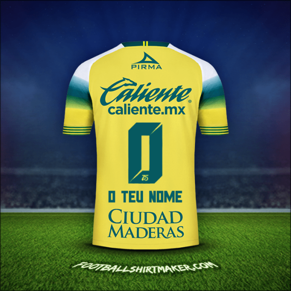 Camisola Club León 2019/20 Alternativa -  o teu nome - 0