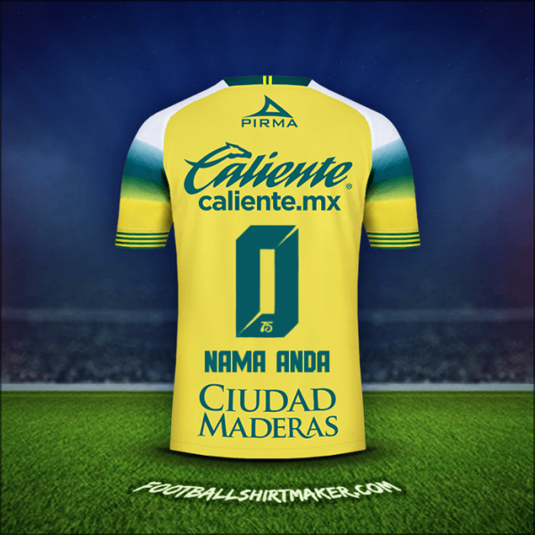Jersey Club León 2019/20 Alternatif -  nama anda - 0