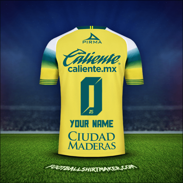 Jersey Club León 2019/20 Away -  your name - 0
