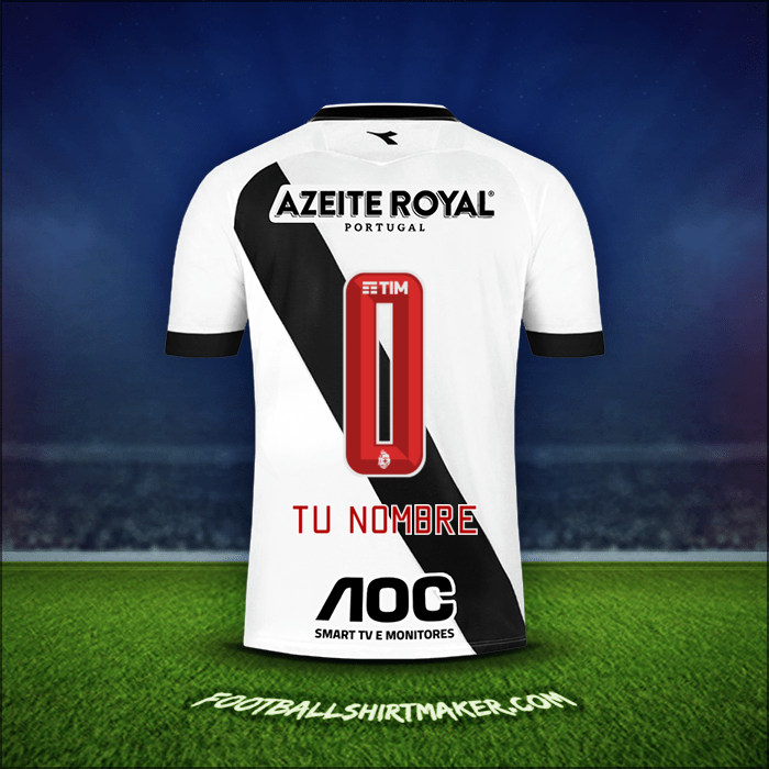 Jersey Vasco da Gama 2019/20 Visita -  tu nombre - 0