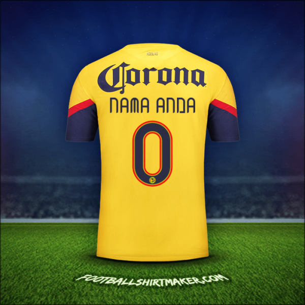 Jersey Club America 2012/13 -  nama anda - 0