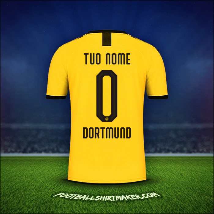 Maglia Borussia Dortmund Cup 2019/20 Prima -  tuo nome - 0