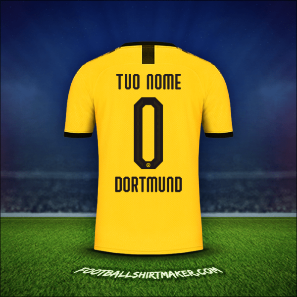 Maglia Borussia Dortmund Cup 2019/20 Prima -  tuo nome - 0