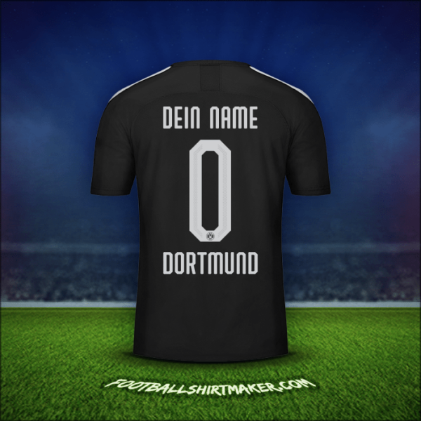Trikot Borussia Dortmund Cup 2019/20 Auswärts -  dein name - 0