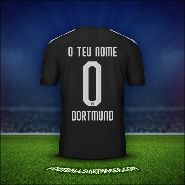 Camisola Borussia Dortmund Cup 2019/20 Alternativa -  o teu nome - 0