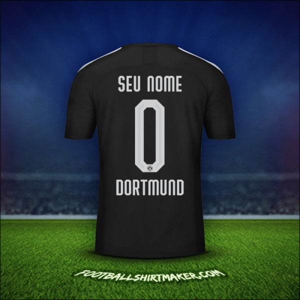 Camisa Borussia Dortmund Cup 2019/20 Alternativa -  seu nome - 0