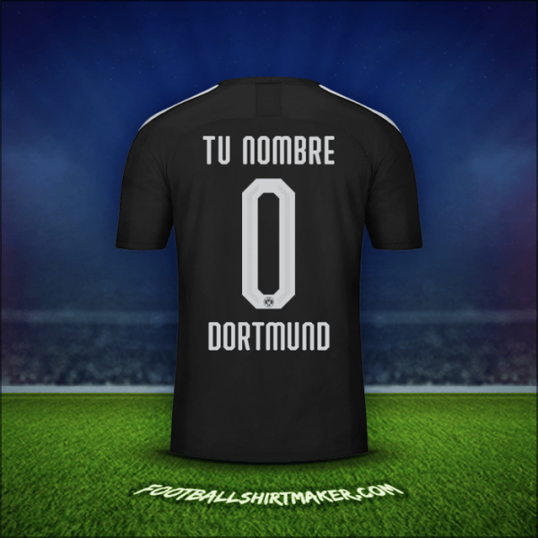 Jersey Borussia Dortmund Cup 2019/20 Visita -  tu nombre - 0