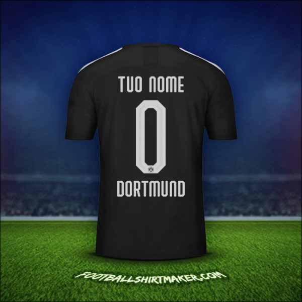 Maglia Borussia Dortmund Cup 2019/20 Seconda -  tuo nome - 0