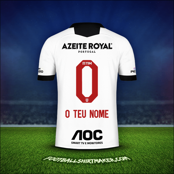 Camisola Vasco da Gama 2019/20 Terceira -  o teu nome - 0