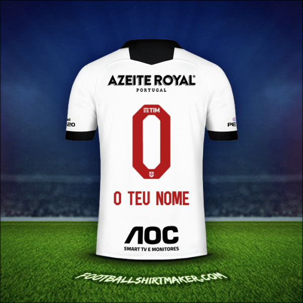 Camisola Vasco da Gama 2019/20 Terceira -  o teu nome - 0